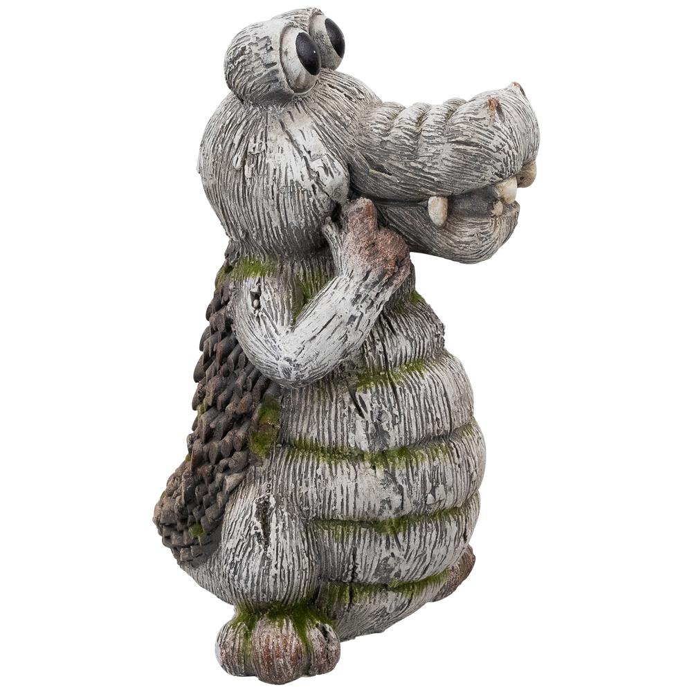 Sassy Crocodile Outdoor Garden Statue - 13.25. Picture 3