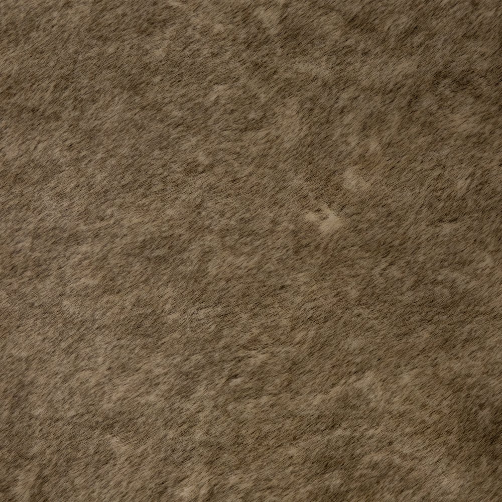 Faux Fur Christmas Tree Skirt - 48" - Brown. Picture 6