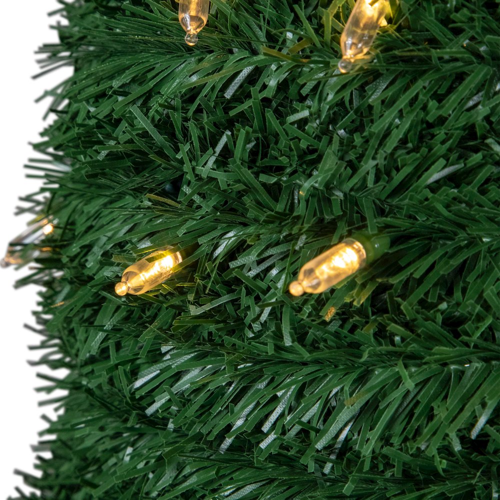 Standing Topiary Reindeer Outdoor Christmas Decoration - 6.5' - White LED Lights. Picture 7