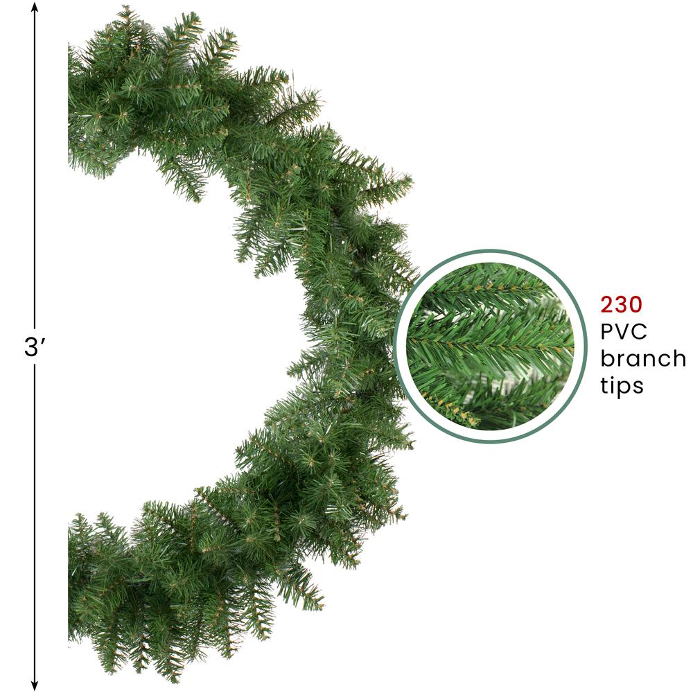 Buffalo Fir Artificial Christmas Wreath  36-Inch  Unlit. Picture 3