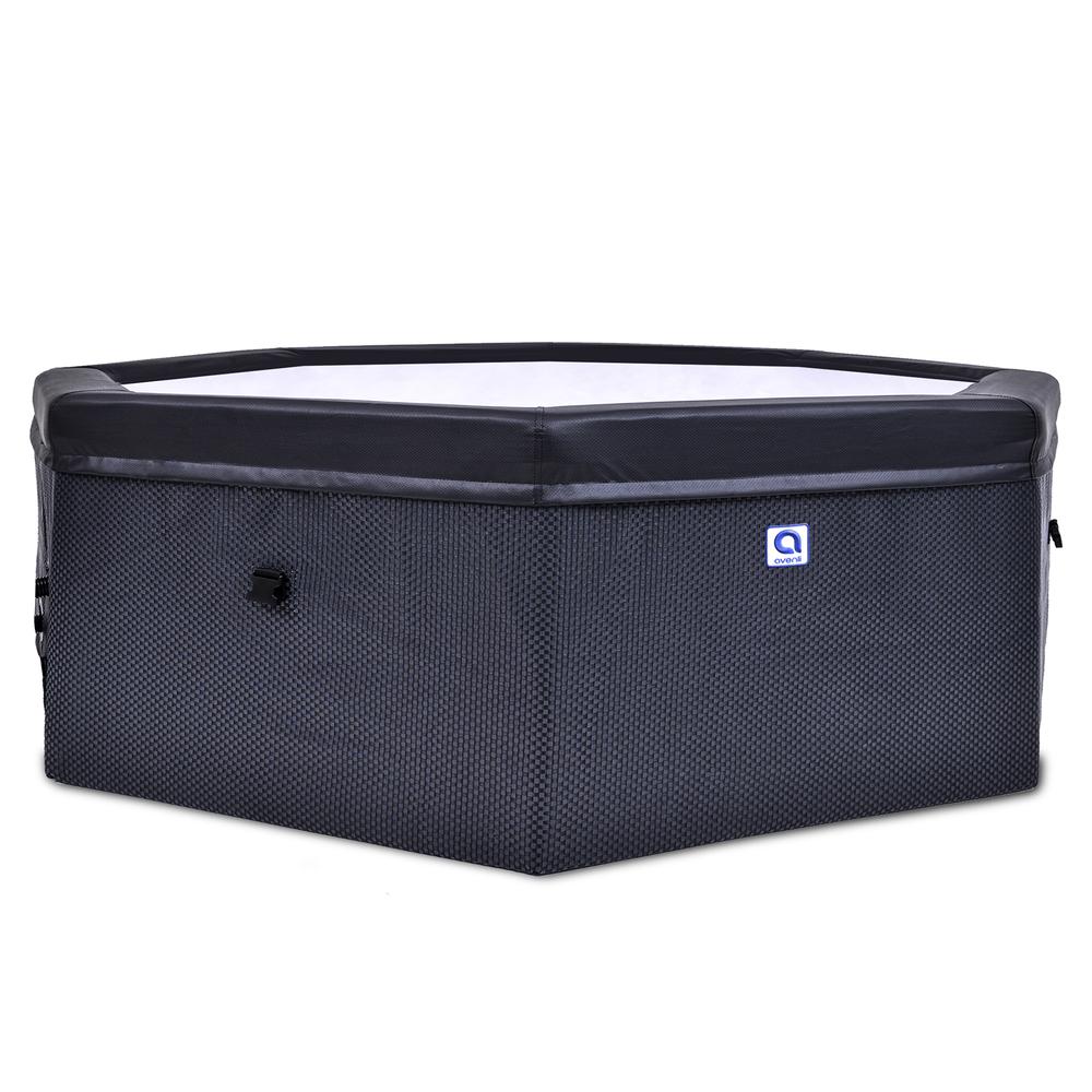 Avenli Aegean 6-Person Rigid Foam Wall Portable Hot Tub Spa. Picture 1