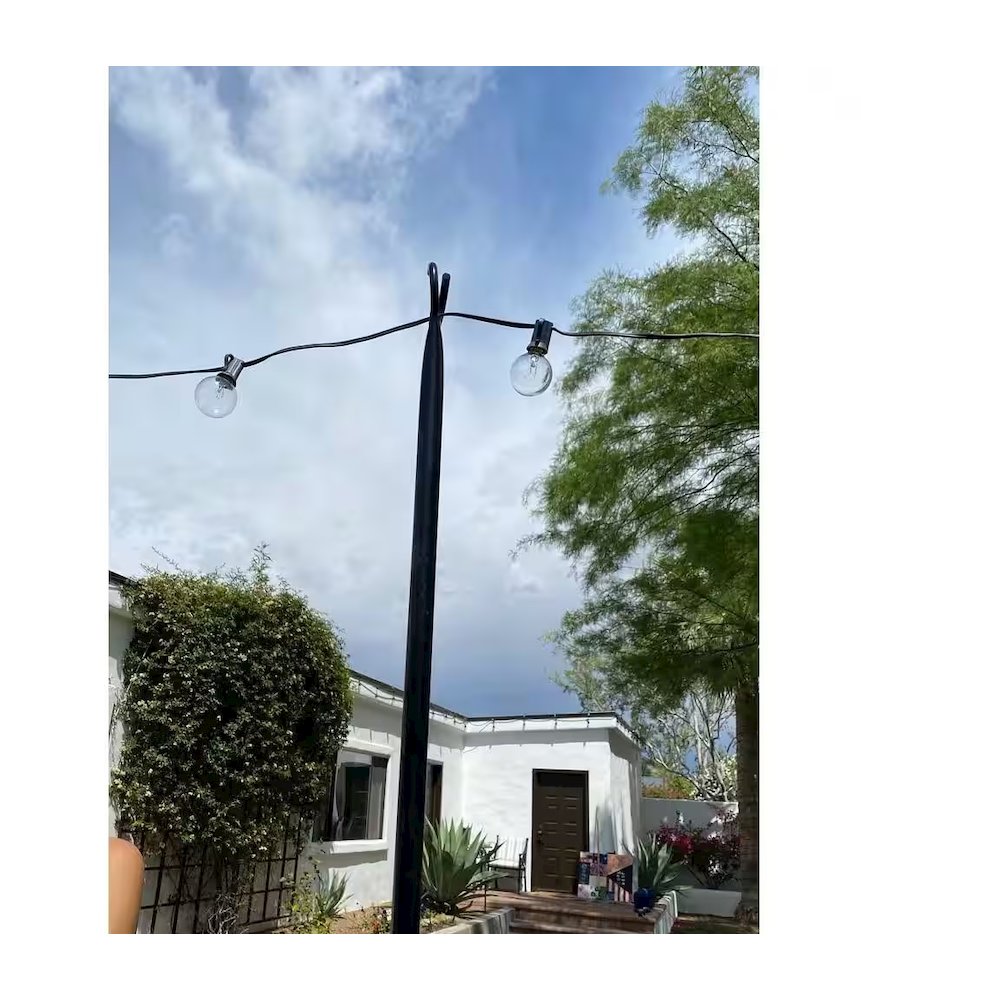 Premium Canopy Stake Commercial Light Pole - 9'. Picture 2