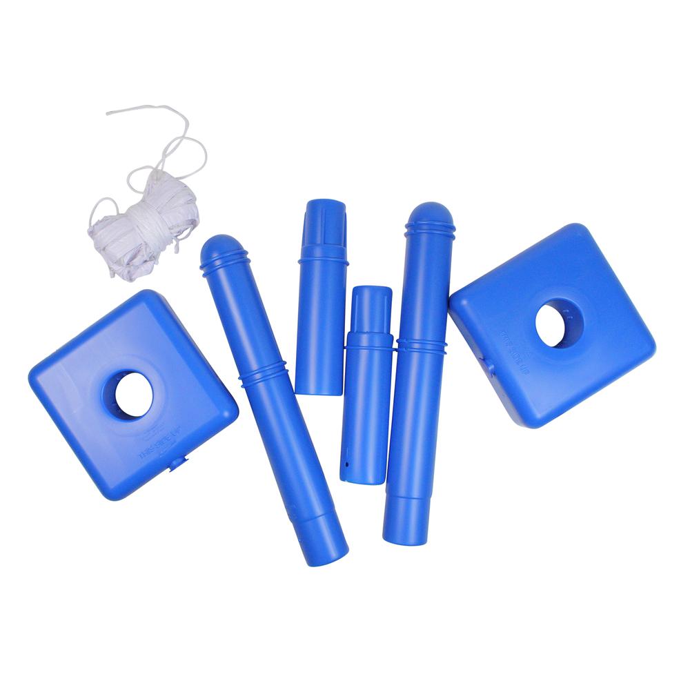 12ft In-Ground Swimming Pool Volleyball Game with Weighted Net Supports. Picture 2