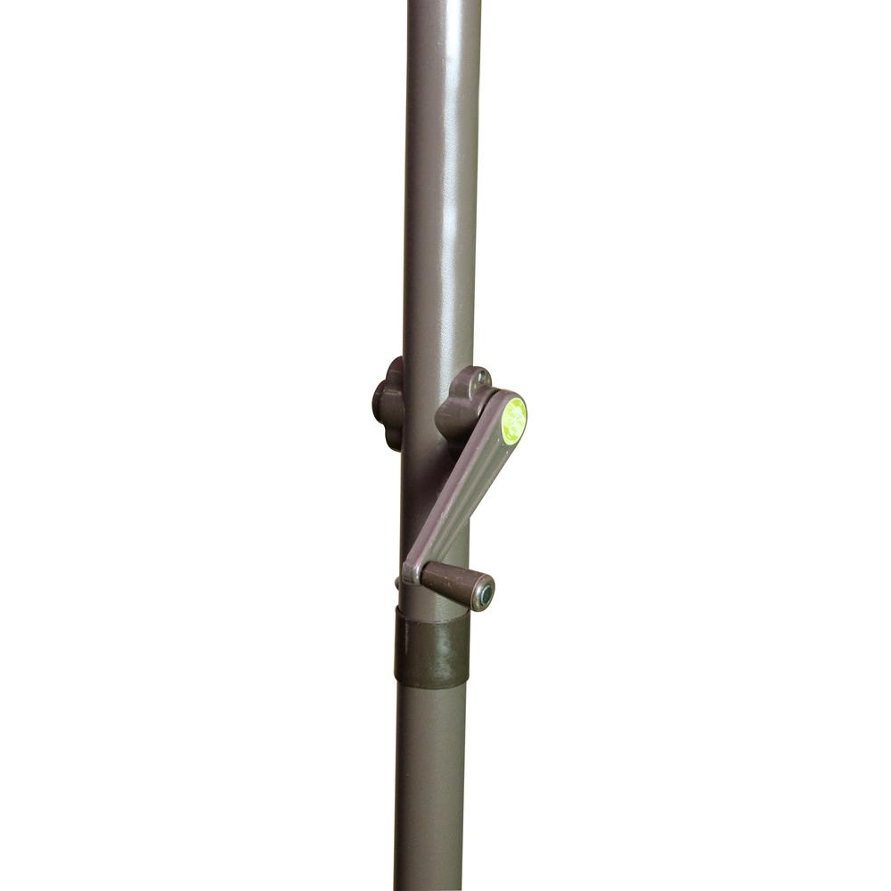 Outdoor Patio Market Umbrella 7.5 Ft. with Hand Crank  Yellow. Picture 2