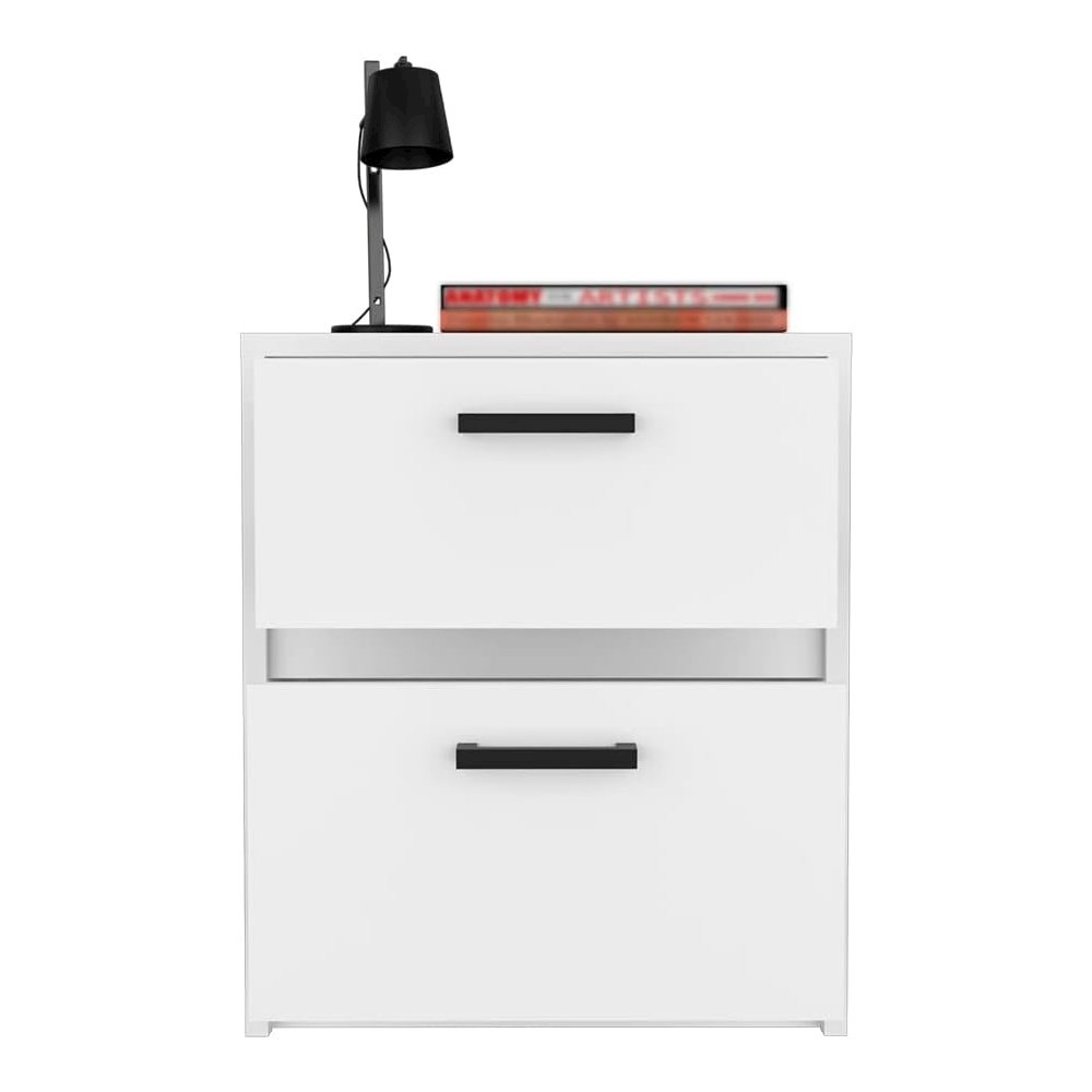 Trivor Nightstand White MDF. Picture 3