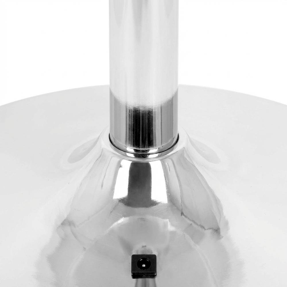 Light Up Adjustable Bar Table with Acrylic and Metal Finish for Modern Bars. Picture 6
