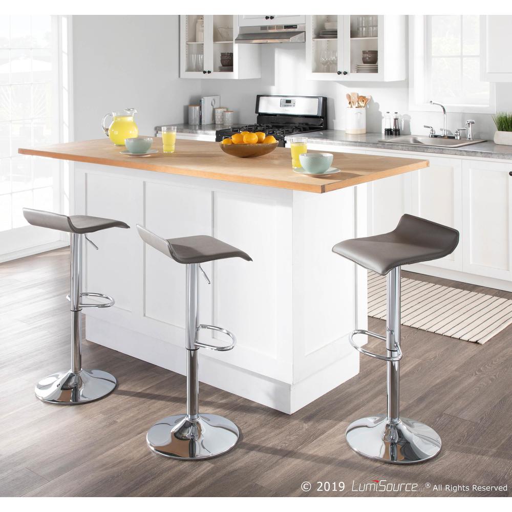 Grey Ale Barstool - Set of 2. Picture 8