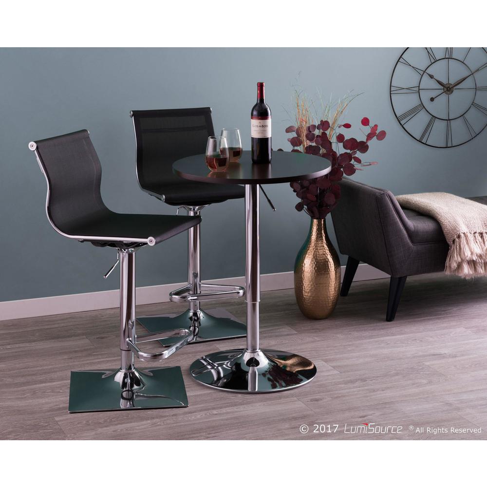 Silver Mirage Barstool. Picture 9