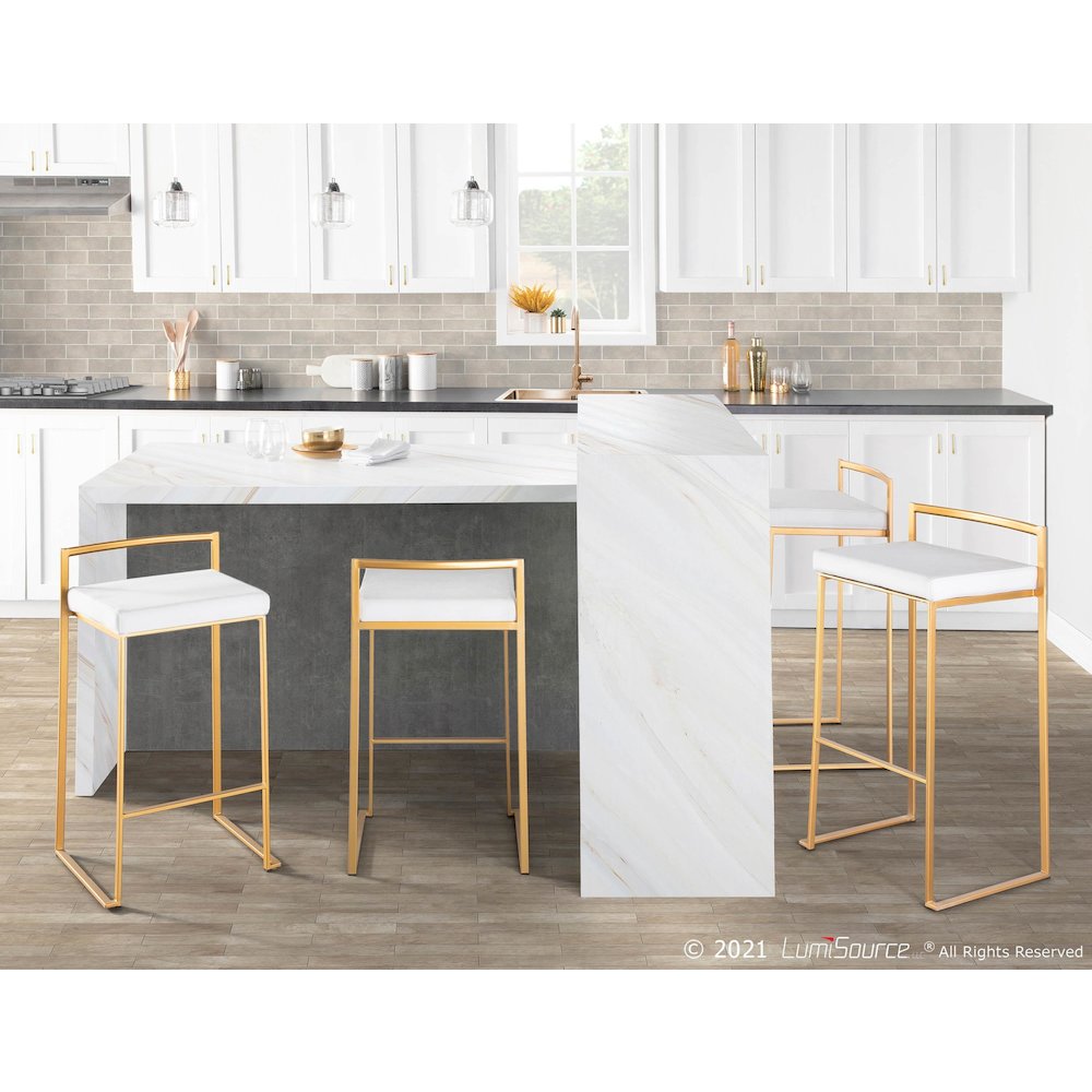 Fuji Stacker 30" Fixed-Height Barstool - Set of 3. Picture 6