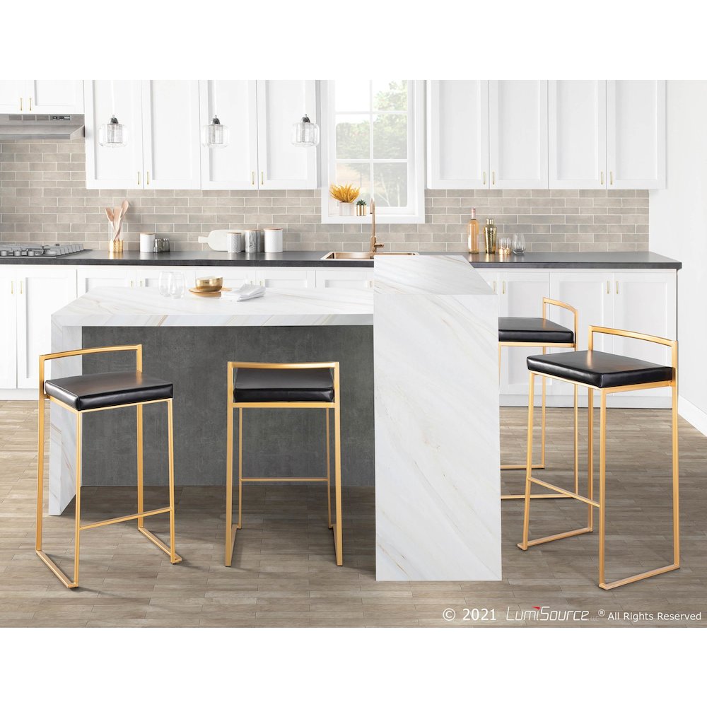 Fuji Stacker 30" Fixed-Height Barstool - Set of 3. Picture 7
