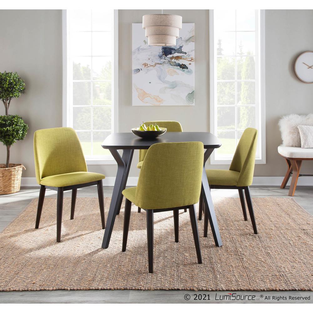 Black Wood Folia Dinette Table. Picture 5