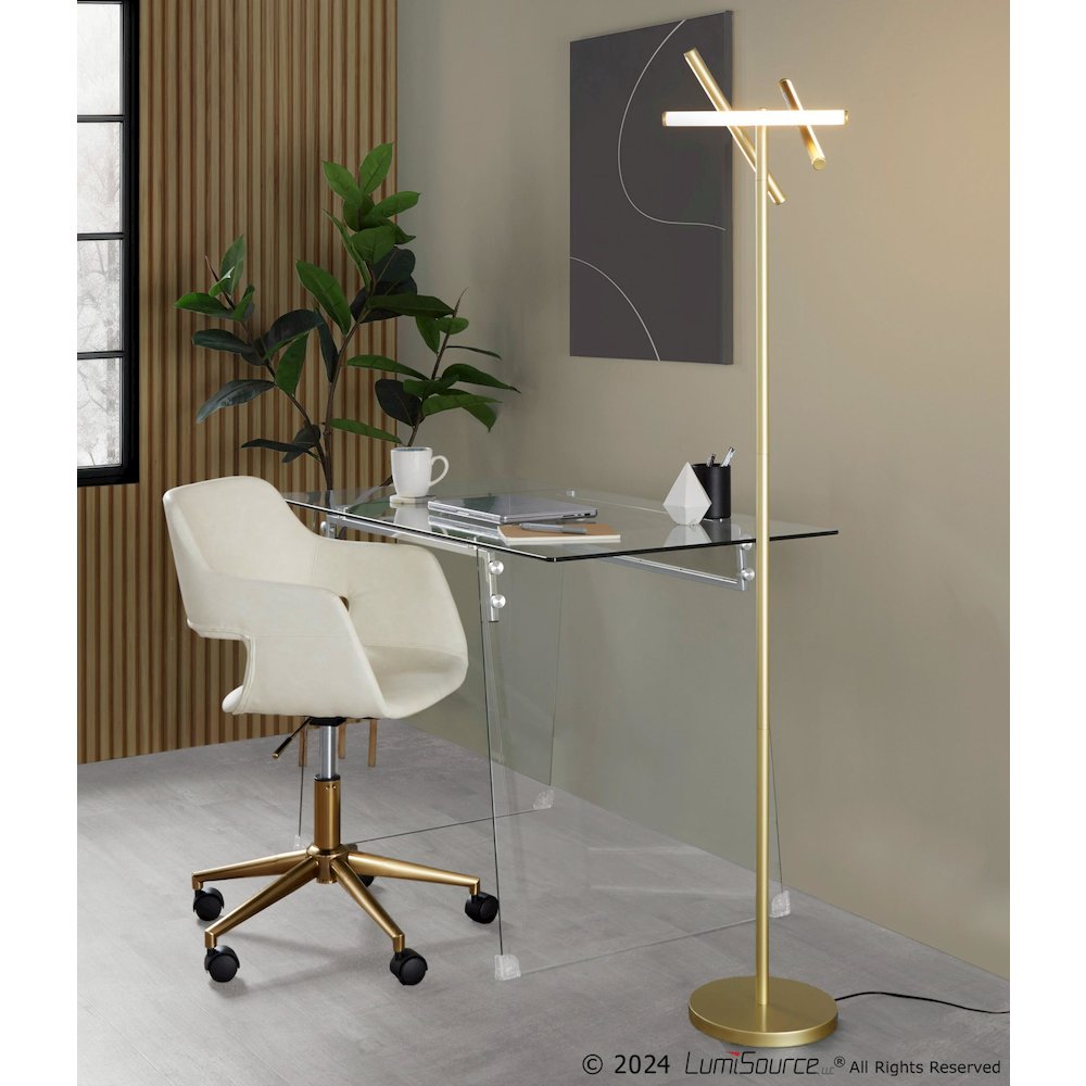 Icicle 65" Swivel Floor Lamp. Picture 11