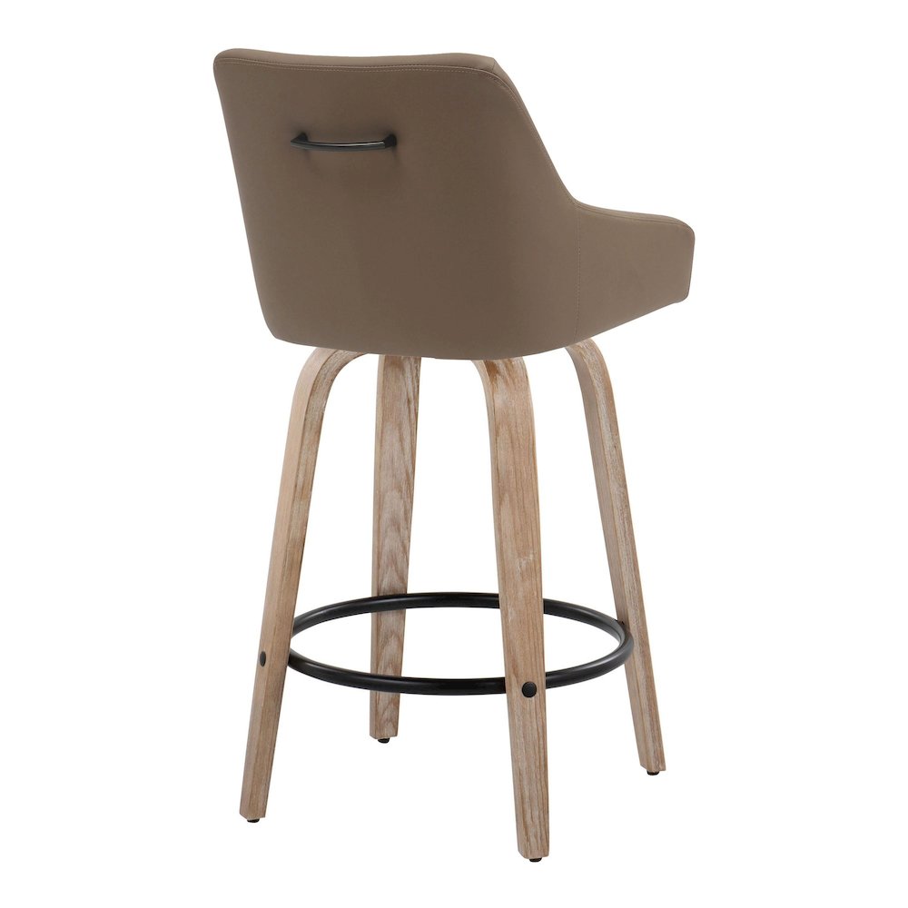Hannah 26" Fixed-Height Counter Stool - Set of  2. Picture 7