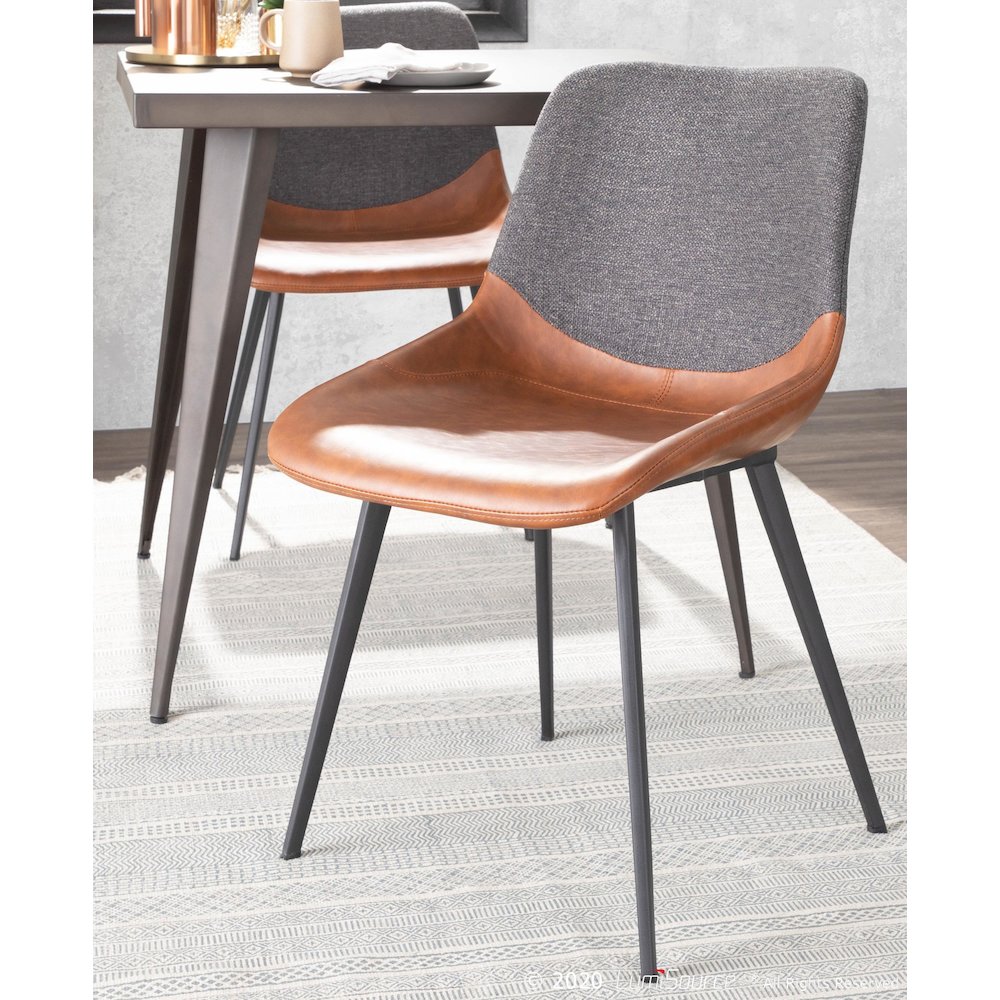 Outlaw Two-Tone Chair  - Set of 2. Picture 12