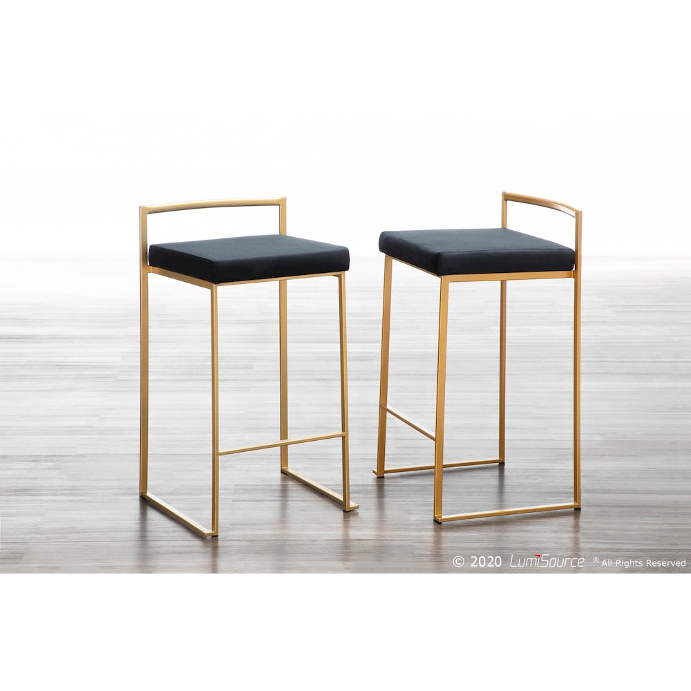 Fuji Stacker 26" Fixed-Height Counter Stool - Set of 3. Picture 8
