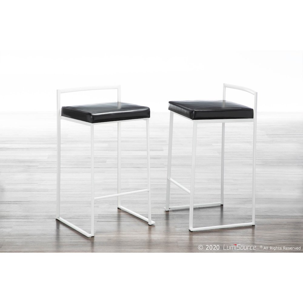 Fuji Stacker 26" Fixed-Height Counter Stool - Set of 3. Picture 8