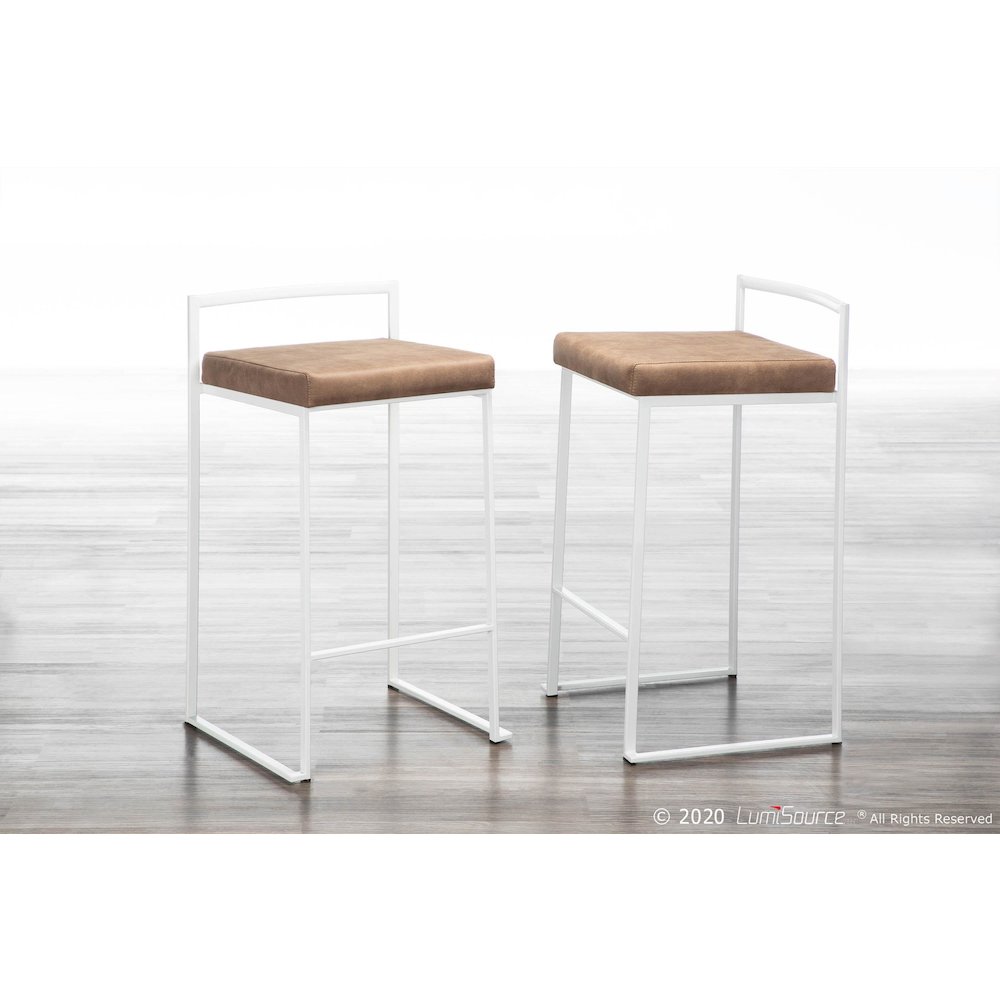 Fuji Stacker 26" Fixed-Height Counter Stool - Set of 3. Picture 8