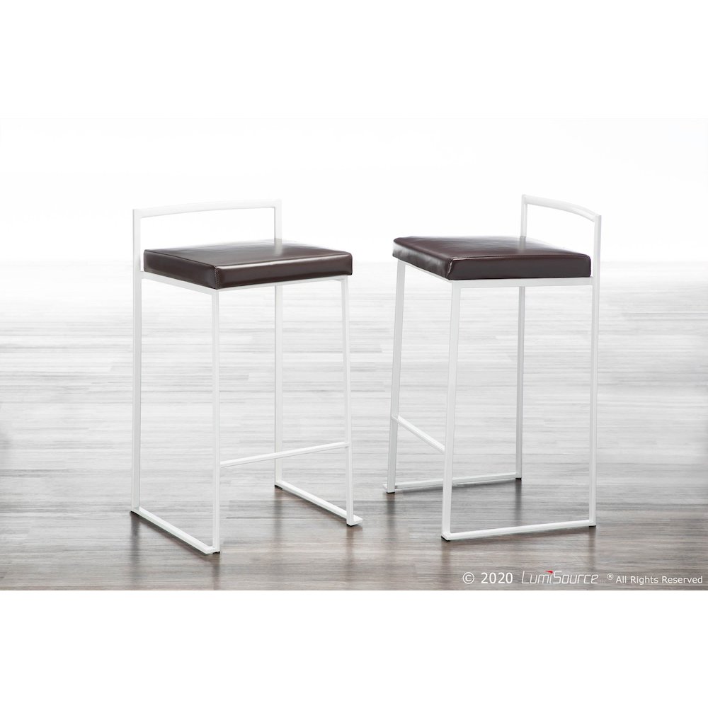 Fuji Stacker 26" Fixed-Height Counter Stool - Set of 3. Picture 8