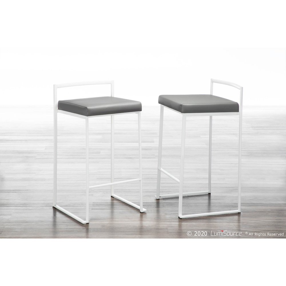Fuji Stacker 26" Fixed-Height Counter Stool - Set of 3. Picture 8