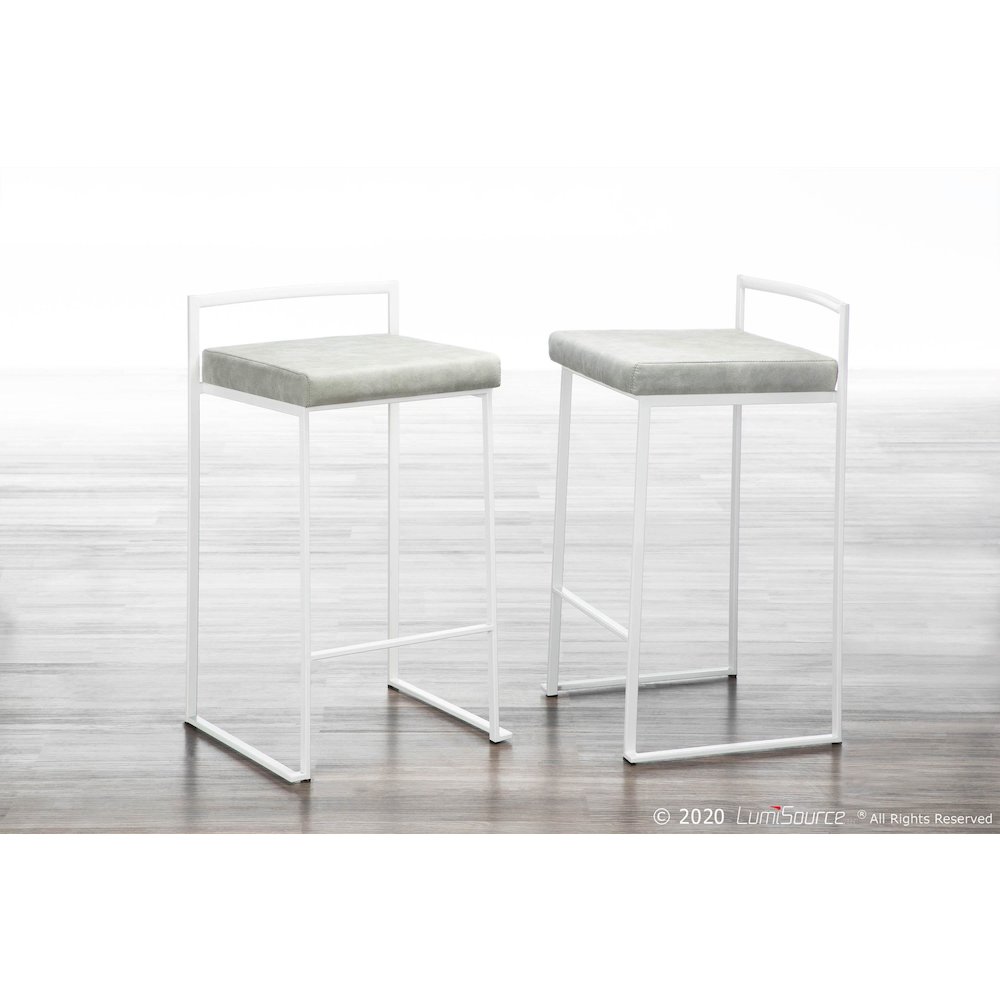 Fuji Stacker 26" Fixed-Height Counter Stool - Set of 3. Picture 8