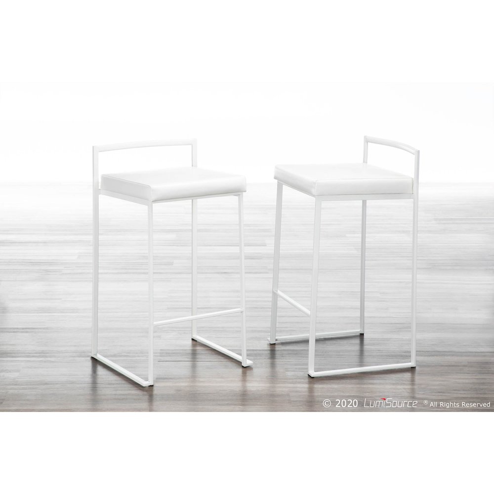 Fuji Stacker 26" Fixed-Height Counter Stool - Set of 3. Picture 8