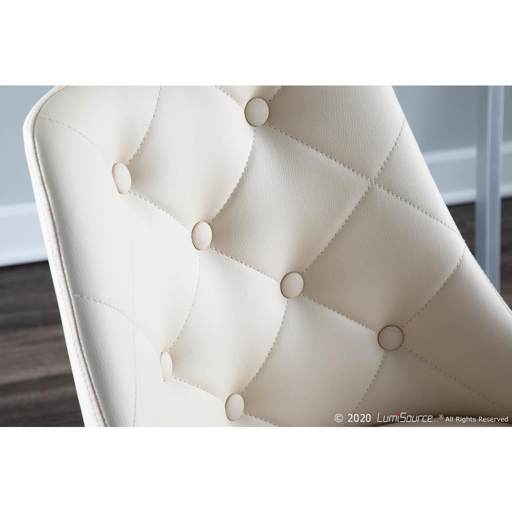Walnut, Cream Giovanni Chair. Picture 10