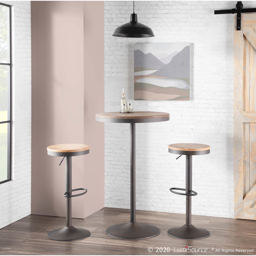 Dakota Adjustable Barstool. Picture 7