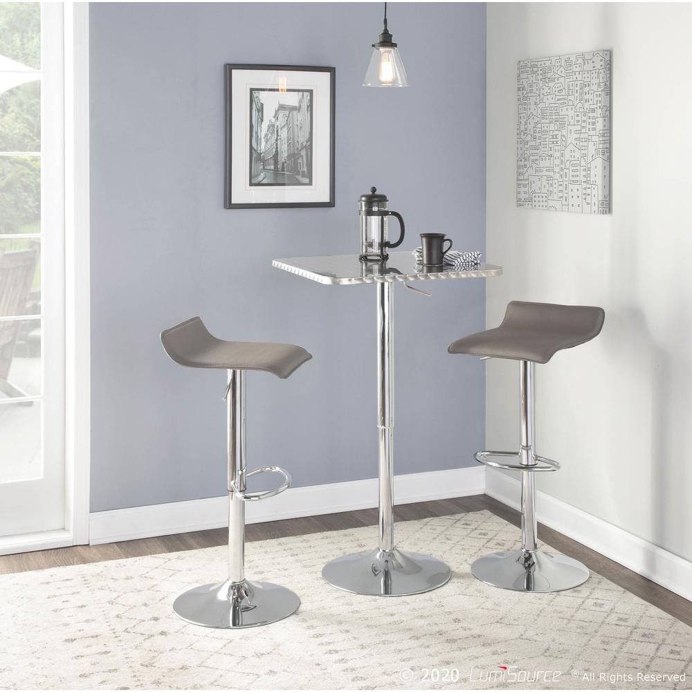 Grey Ale Barstool - Set of 2. Picture 9