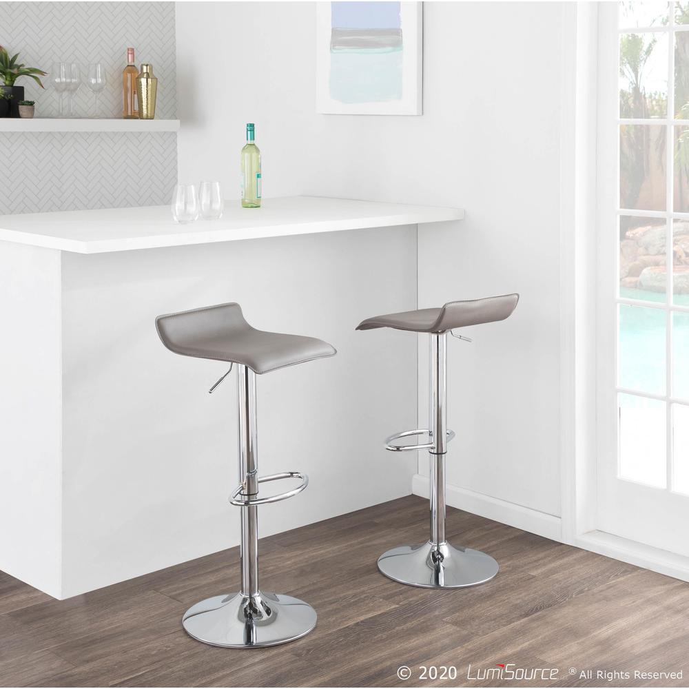 Grey Ale Barstool - Set of 2. Picture 11