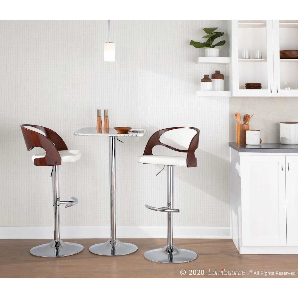 Silver Bistro Square Bar Table. Picture 8