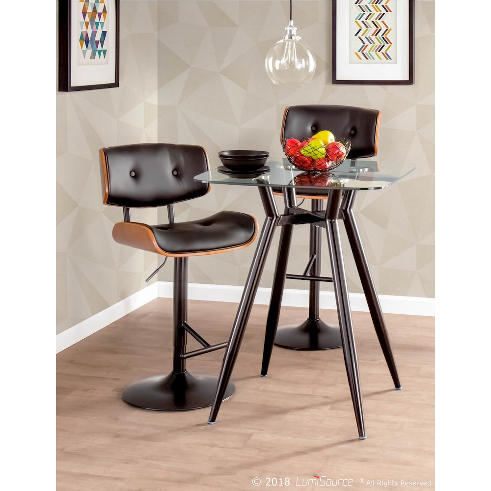 Lombardi Adjustable Barstool - Set of 3. Picture 15