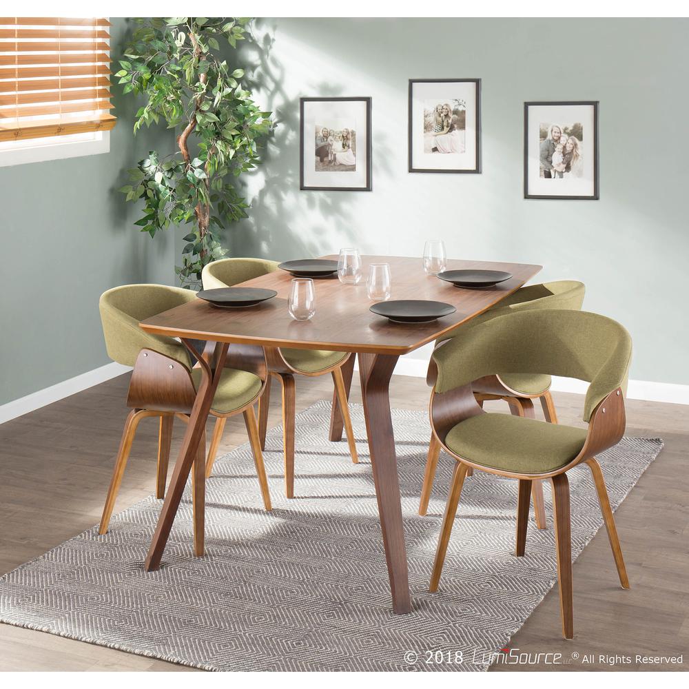 Walnut Wood Folia Dining Table. Picture 11