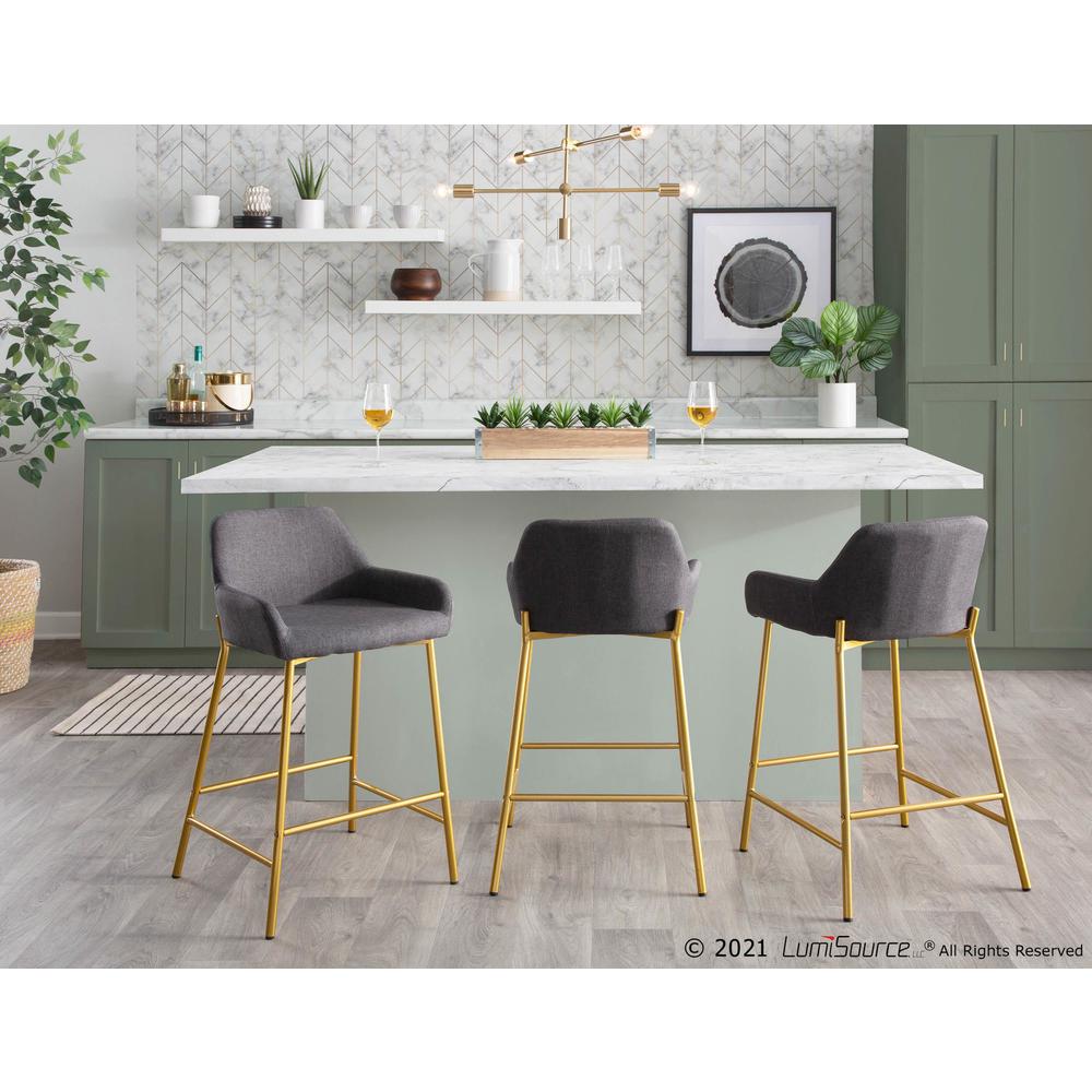 Daniella Fixed-Height Counter Stool - Set of 2. Picture 9