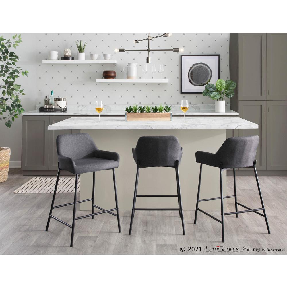 Daniella Fixed-Height Counter Stool - Set of 2. Picture 9