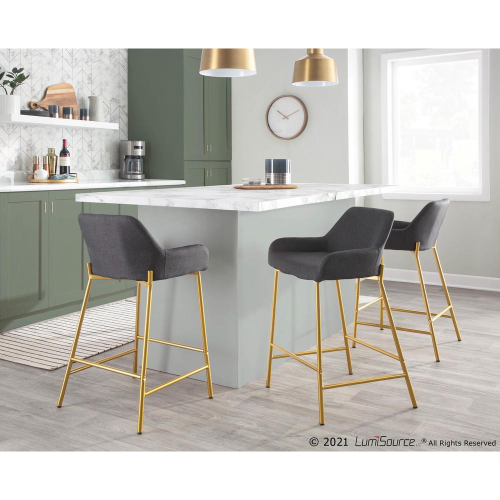 Daniella Fixed-Height Counter Stool - Set of 2. Picture 8
