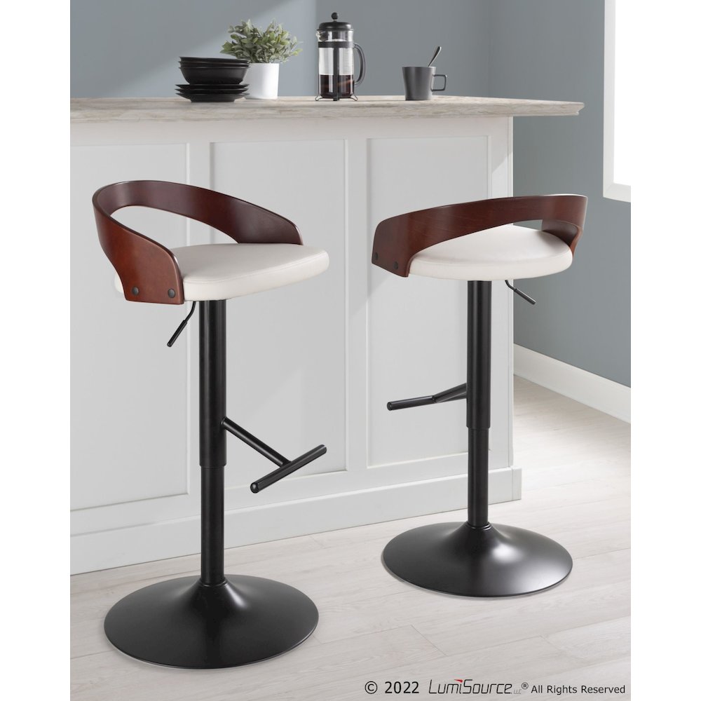 Grotto Adjustable Barstool - Set of 2. Picture 8