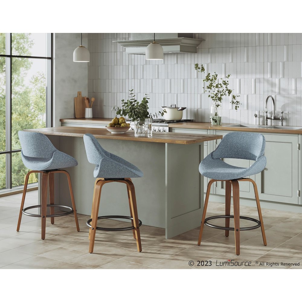 Fabrico 26" Fixed-Height Counter Stool - Set of 3. Picture 8