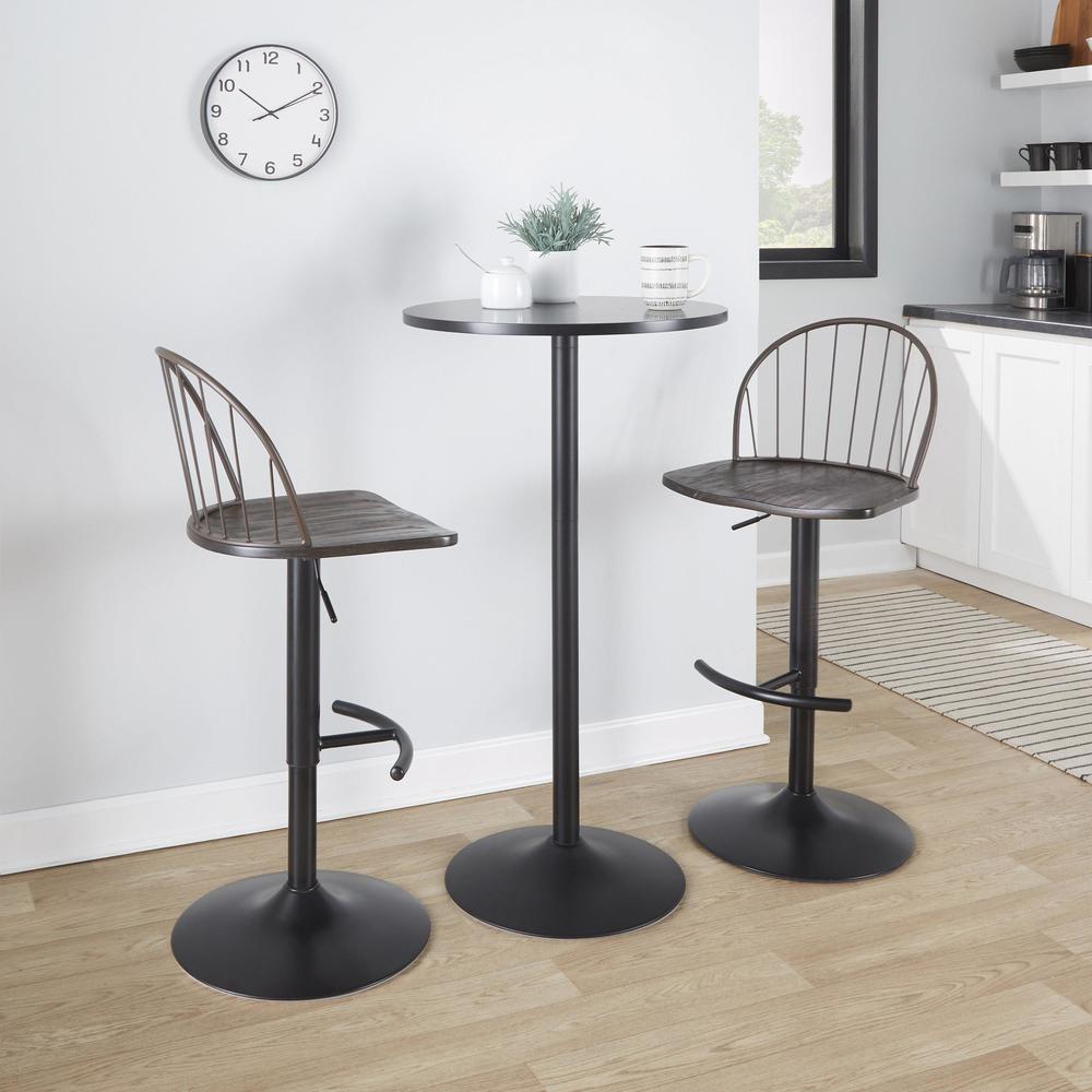 Riley Adjustable Barstool - Set of 2. Picture 11