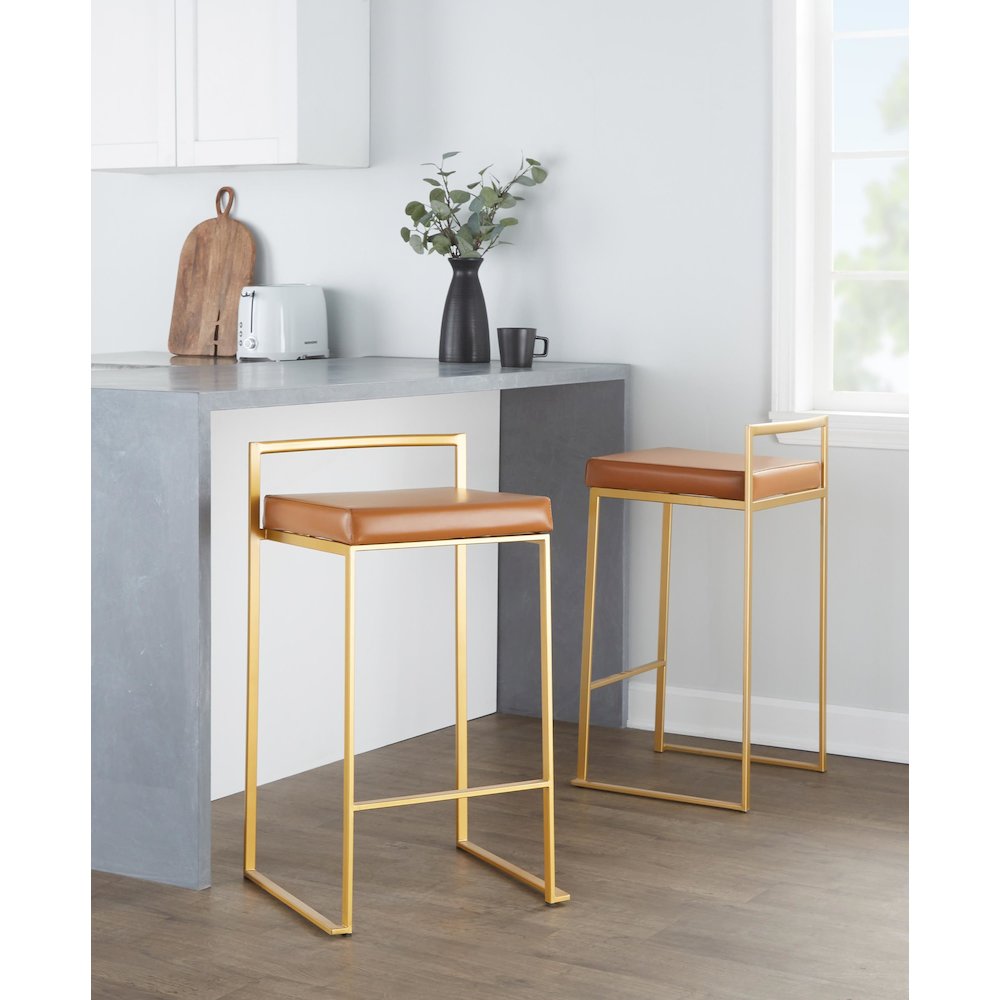 Fuji Stacker 26" Fixed-Height Counter Stool - Set of 3. Picture 8