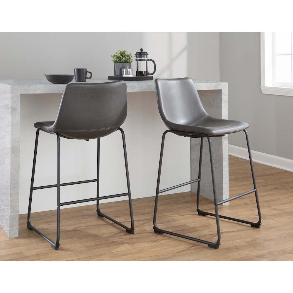 Duke 26" Fixed-Height Counter Stool. Picture 8