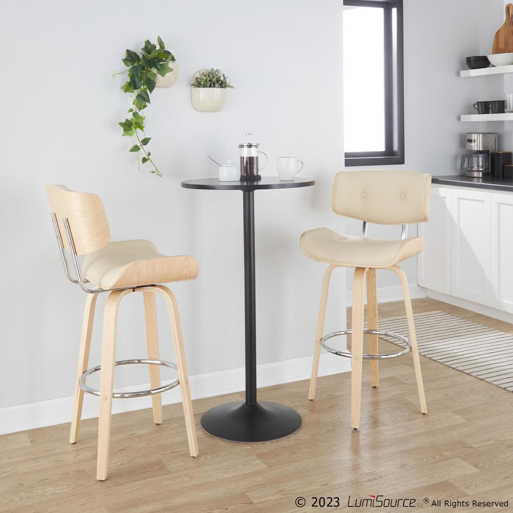 Lombardi 30" Fixed-Height Barstool - Set of 2. Picture 10