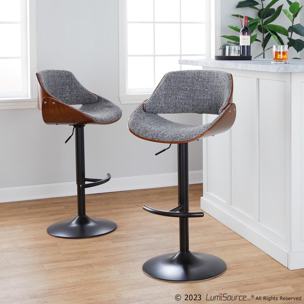 Multi Fabrizzi Adjustable Barstool - Set of 2. Picture 8