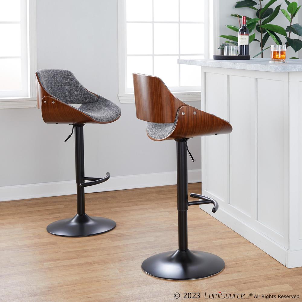 Multi Fabrizzi Adjustable Barstool - Set of 2. Picture 9