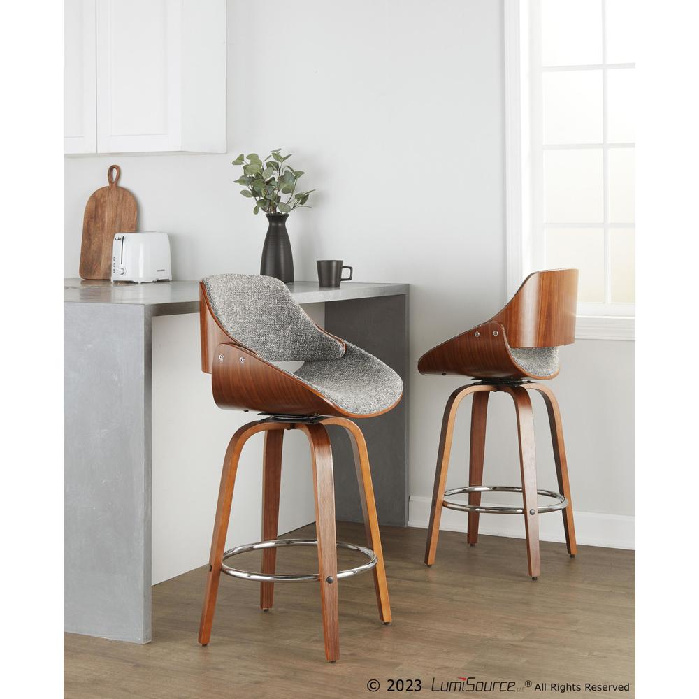 Multi Fabrizzi 26" Fixed-Height Counter Stool - Set of 2. Picture 7
