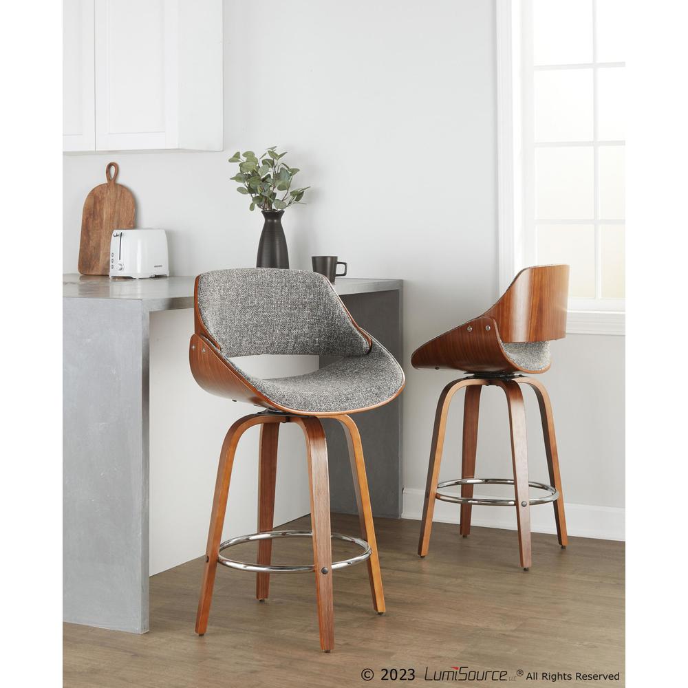 Multi Fabrizzi 26" Fixed-Height Counter Stool - Set of 2. Picture 8