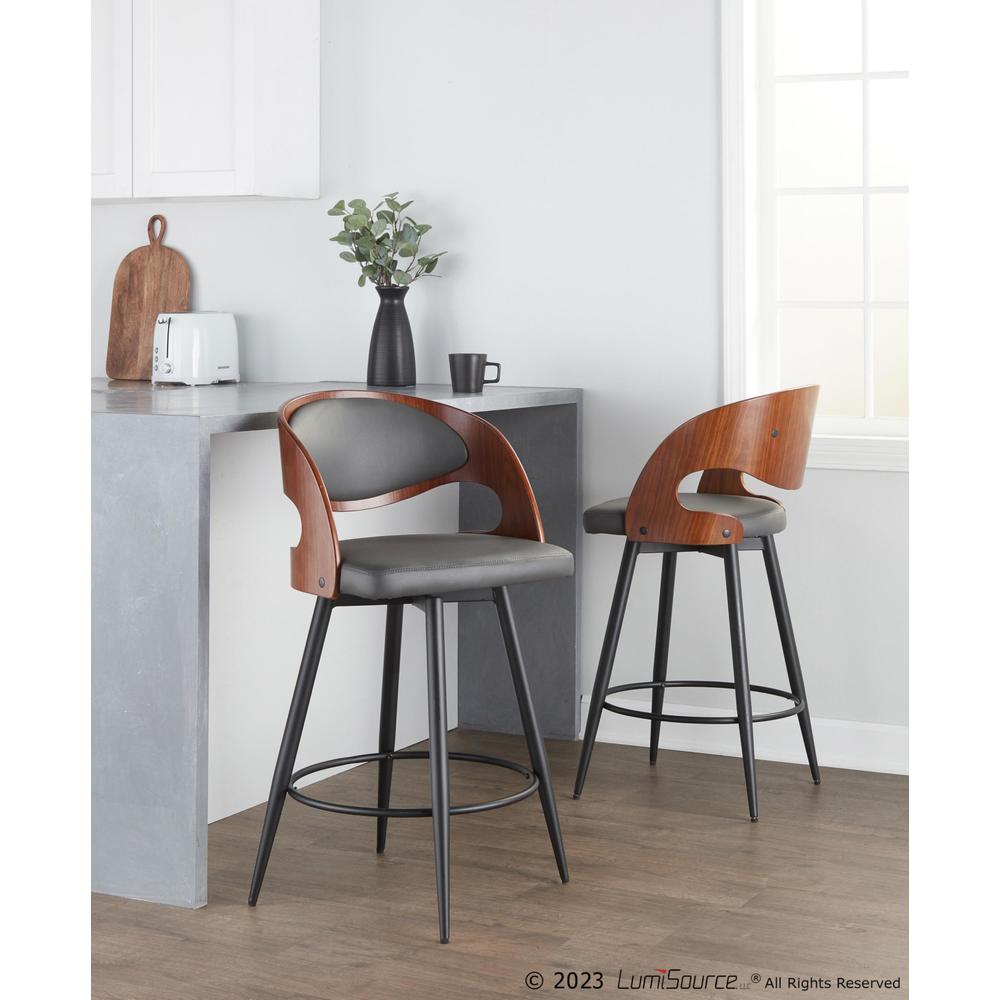 Pino 26" Fixed-Height Counter Stool - Set of 2. Picture 9