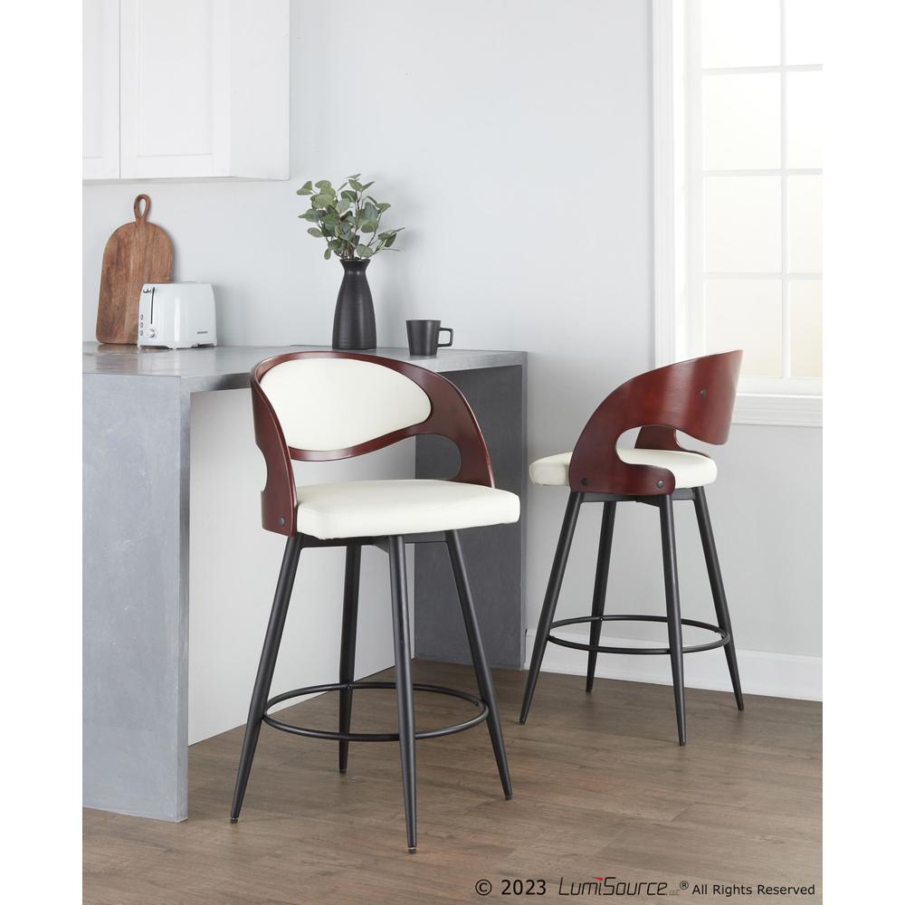 Pino 26" Fixed-Height Counter Stool - Set of 2. Picture 9