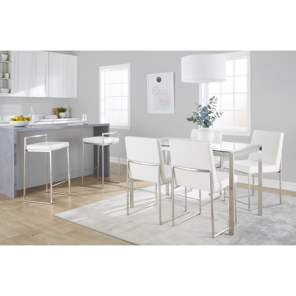 Fuji Stacker 26" Fixed-Height Counter Stool - Set of 3. Picture 6
