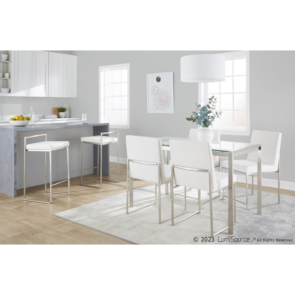 Fuji Stacker 26" Fixed-Height Counter Stool - Set of 3. Picture 10