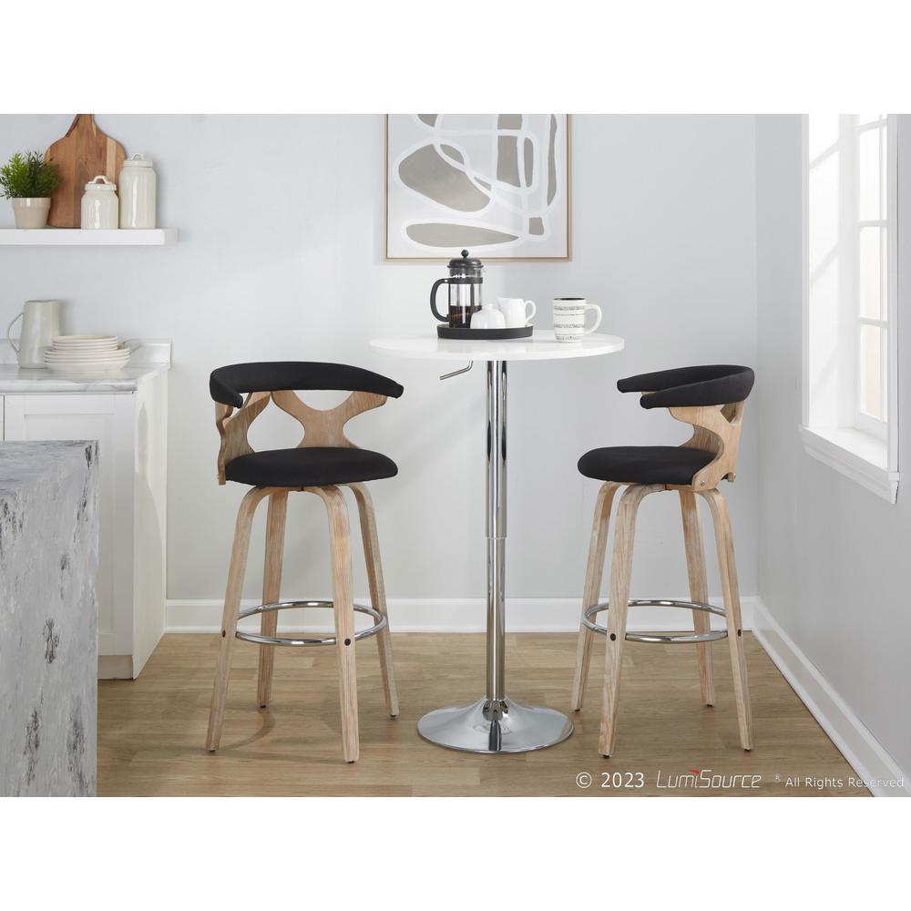 Multi Gardenia 30" Fixed-Height Barstool - Set of 2. Picture 10